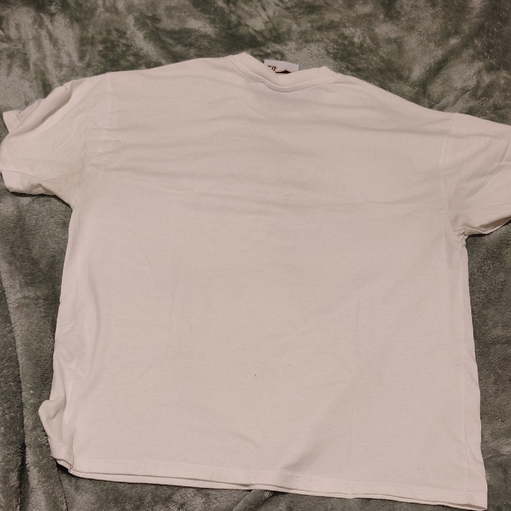 FUBU White Tee with Blue Graphic - Picture 7 of 7
